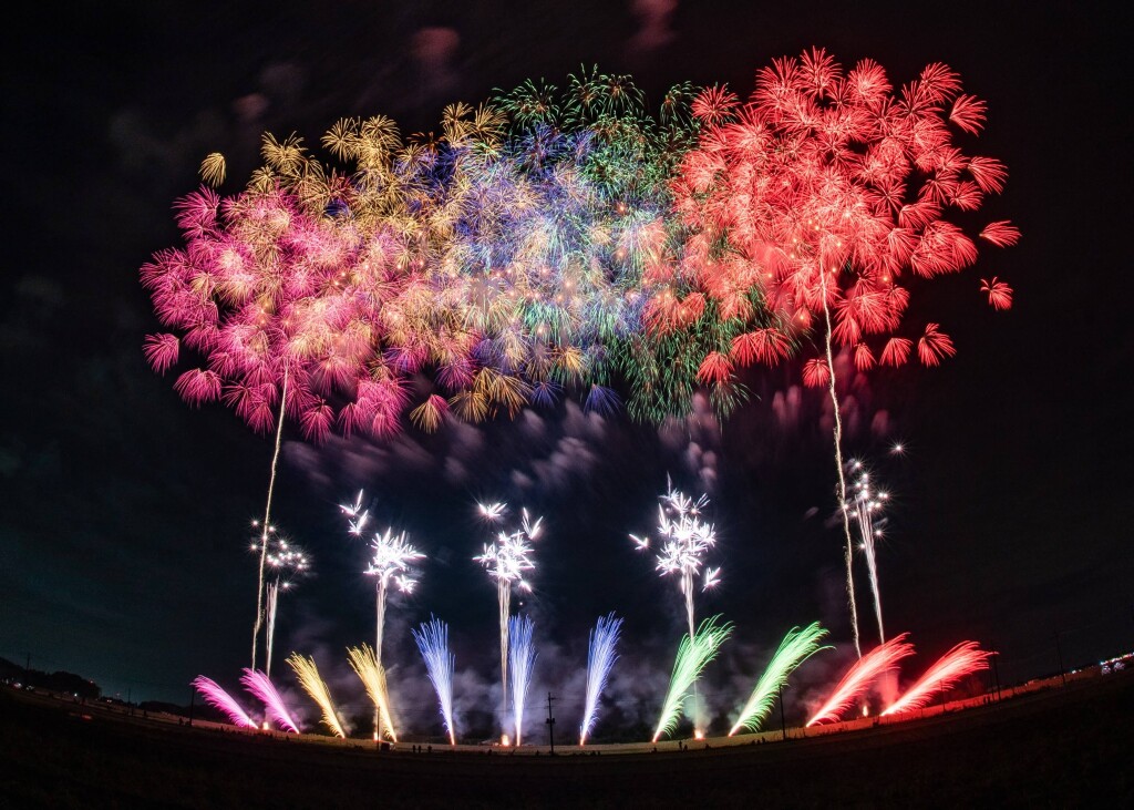 『HBA Special Night 道新・秋華火(はなび)』-山崎煙火製造所の花火