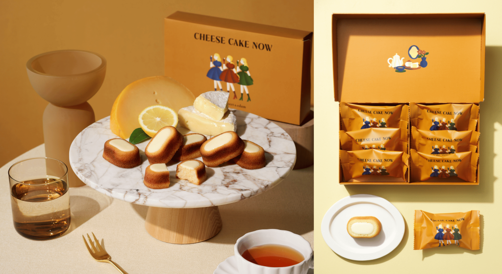 Now on Cheese♪(ナウ オン チーズ)の『チーズケーキ ナウ カマンベール＆エダム』