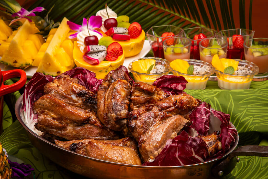 札幌プリンスホテルの『Hawaiian Dinner Buffet』-ハワイアン風スペアリブ