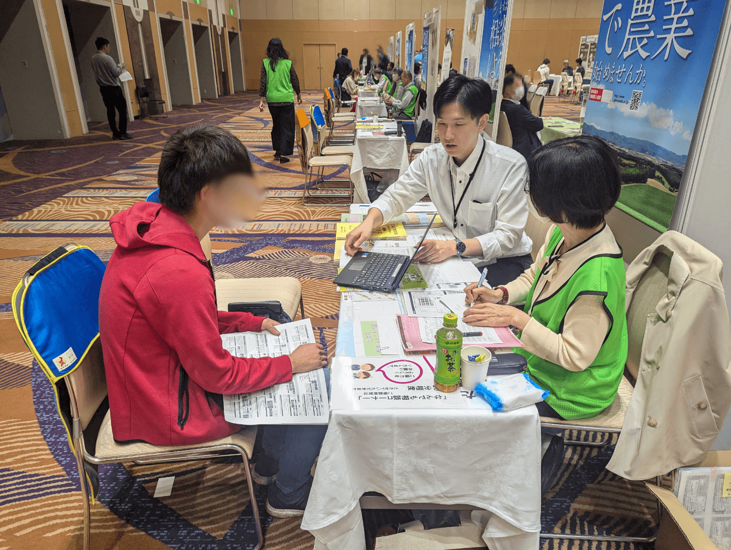 『北海道新規就農フェア』-なんでも相談コーナーの様子