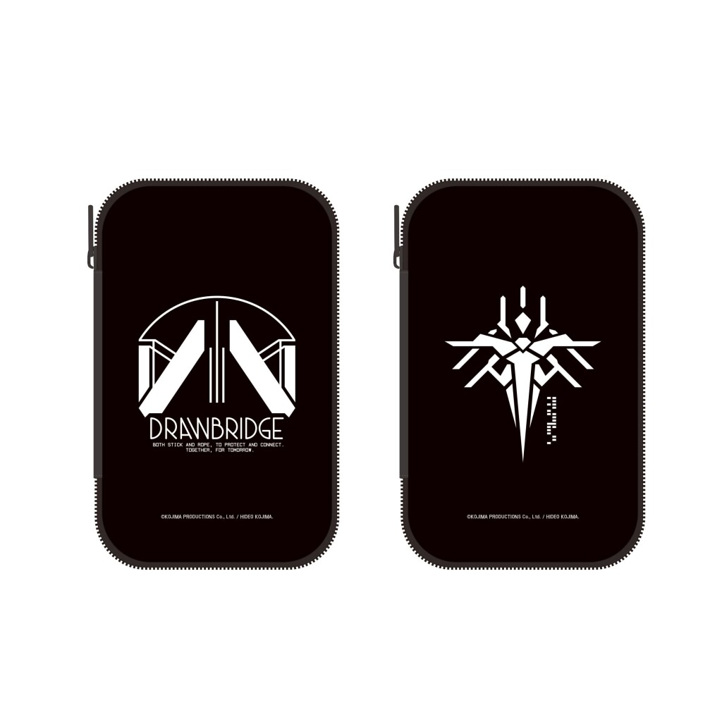 DEATH STRANDING 2 JAPAN POPUP TOURの『「モバイルバッテリーケース」DRAWBRIDGE ver./GHOST MECH ver. 各2,420円』