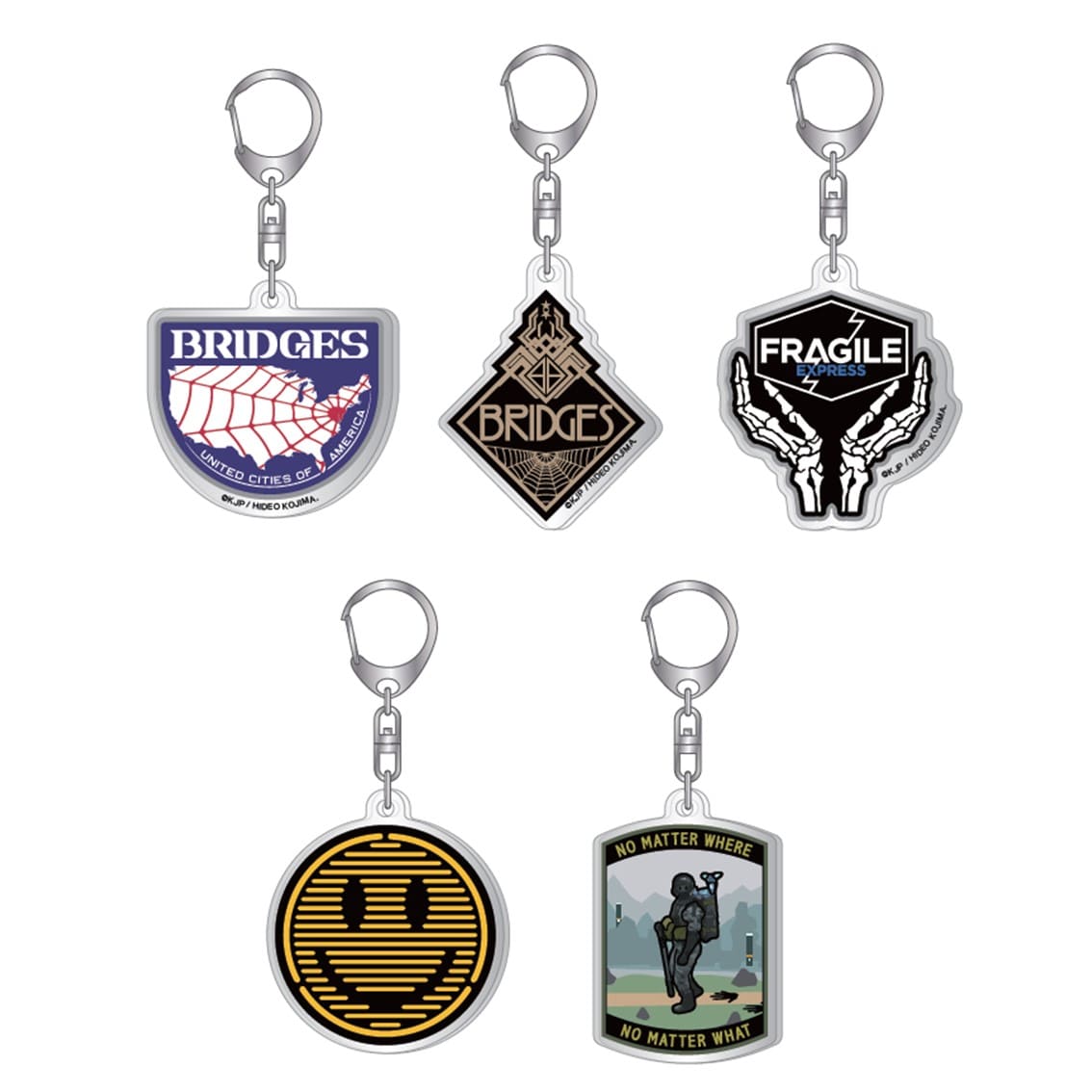 DEATH STRANDING 2 JAPAN POPUP TOURの『「トレーディング アクリルキーホルダー」(全5種・ランダム)660円』