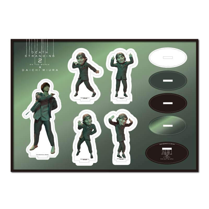 DEATH STRANDING 2 JAPAN POPUP TOURの『「DEATH STRANDING 2 × DAICHI MIURA アクリルプレート」4,000円』