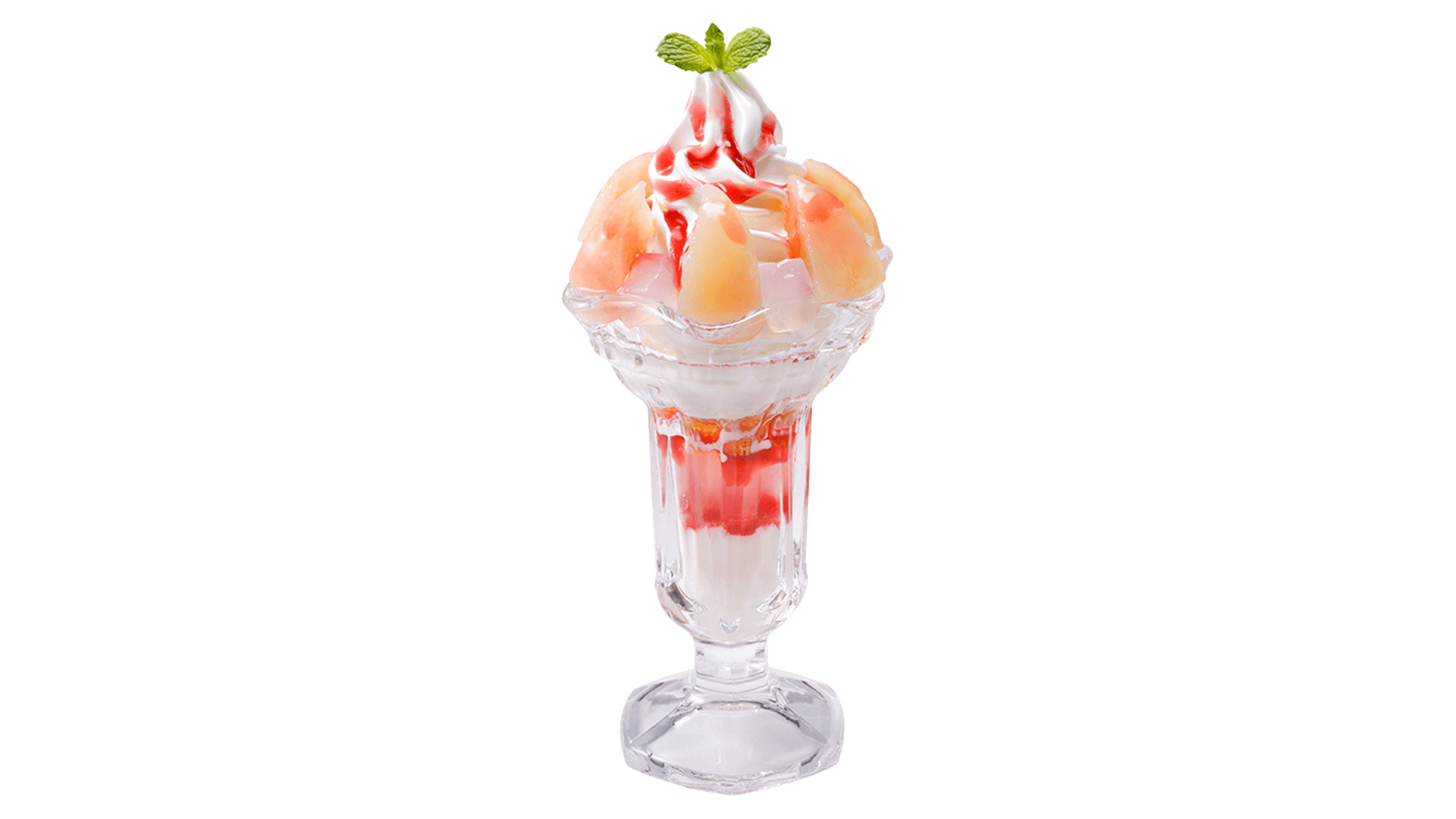 びっくりドンキーの『ピーチパフェ』