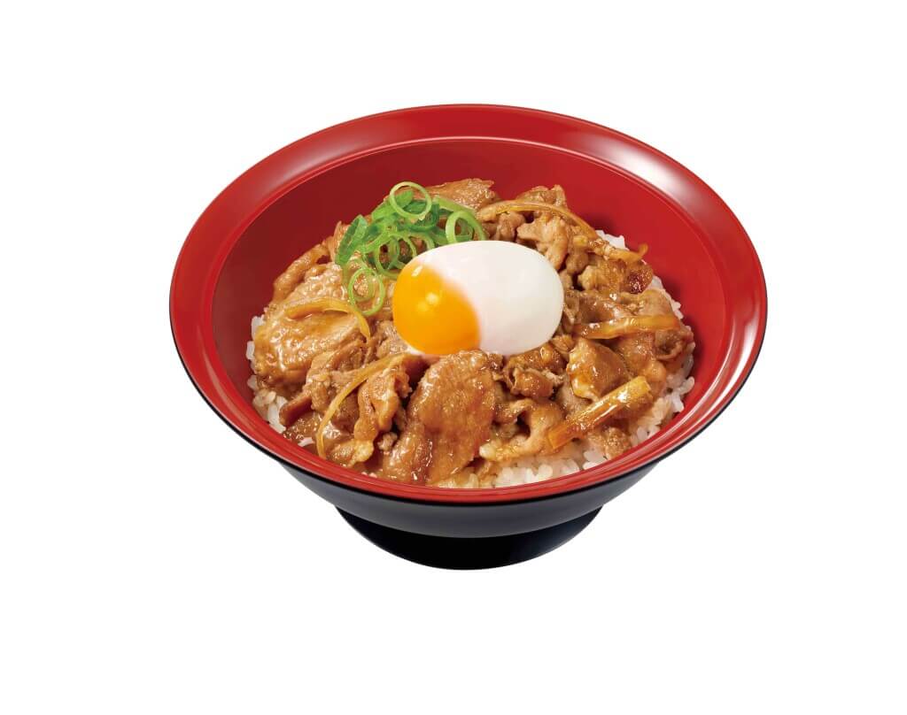 すき家の『おんたま豚生姜焼き丼』