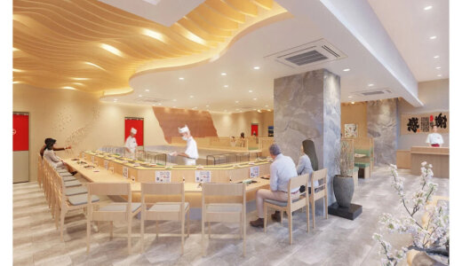 【函太郎 Fビレッジ店】北広島Fビレッジ内の新施設「SUNNY TERRACE(サニーテラス)」に函館グルメ回転寿司店がオープン！
