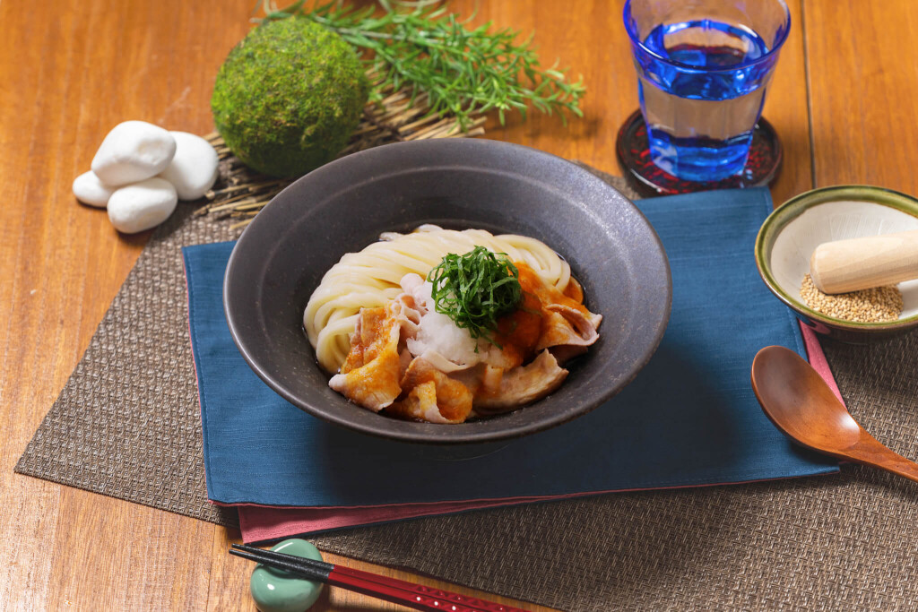山下本気うどんの『冷し豚しゃぶおろしぶっかけうどん』