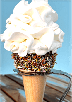 BARBERPARLOR (バーバーパーラー)の『チョコバナナコーンソフトクリーム』