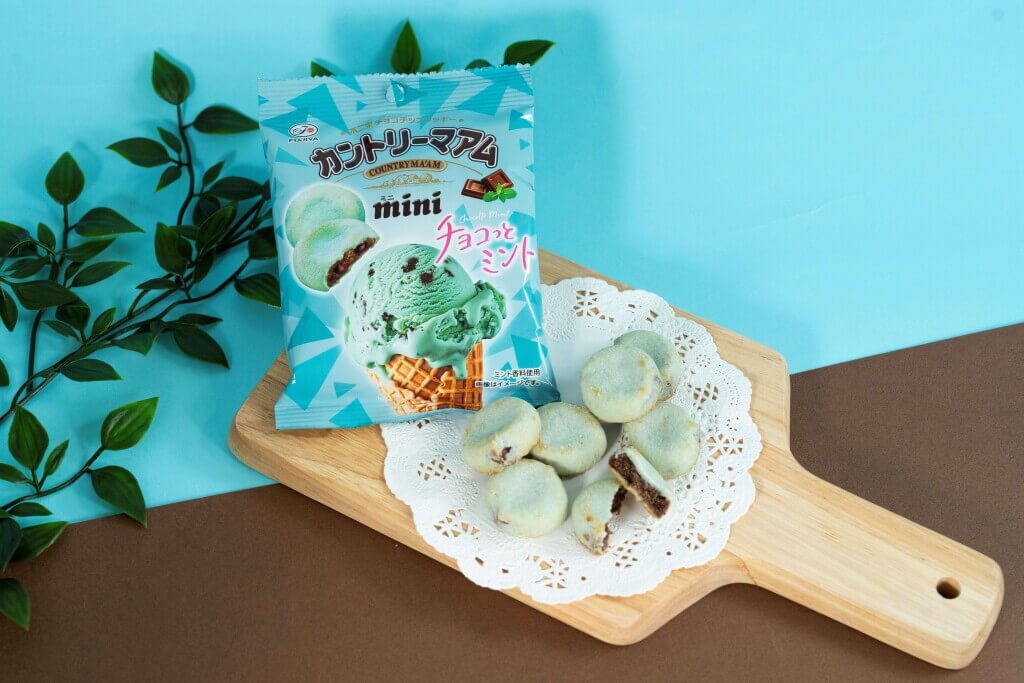 ファミリーマートの『チョコミントフェア』-カントリーマアムミニ　チョコっとミント