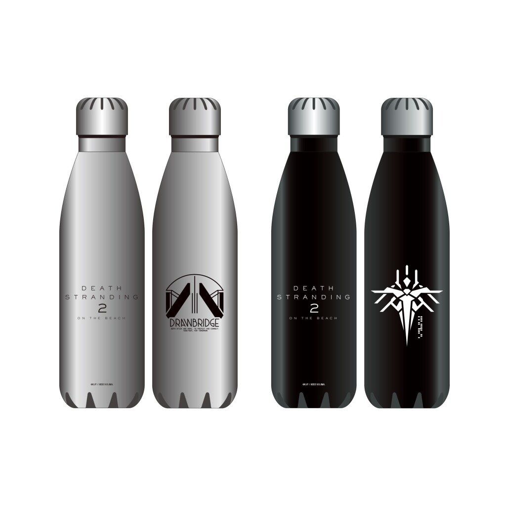 DEATH STRANDING 2 JAPAN POPUP TOURの『「サーモボトル」 DRAWBRIDGE ver./GHOST MECH ver. 各2,970円』
