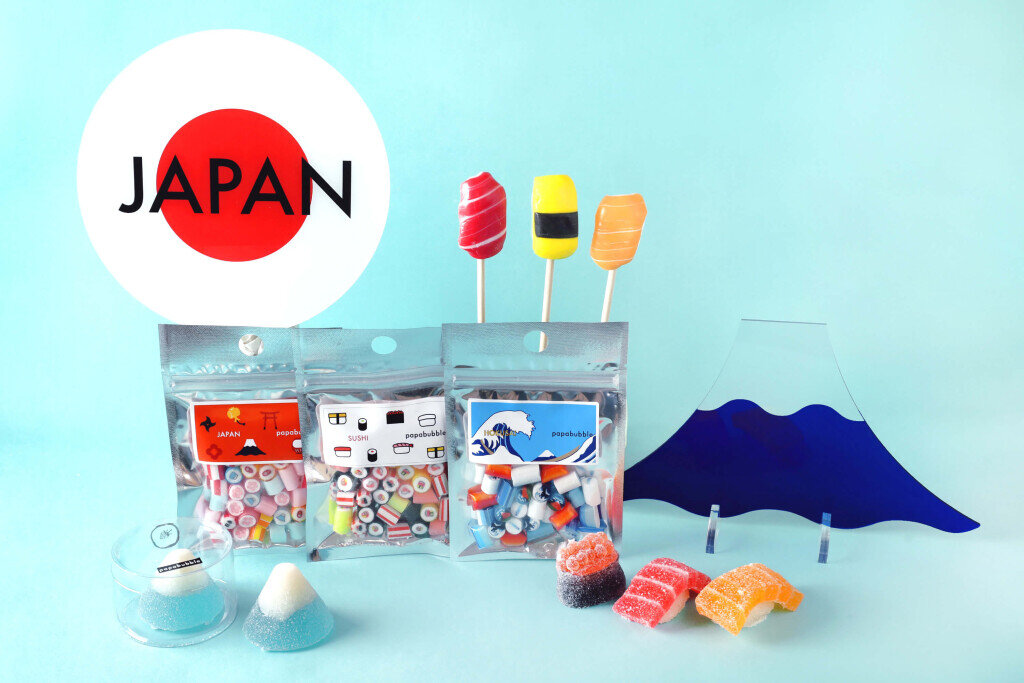 PAPABUBBLE/パパブブレの『「日本」をモチーフにしたキャンディ・グミ』