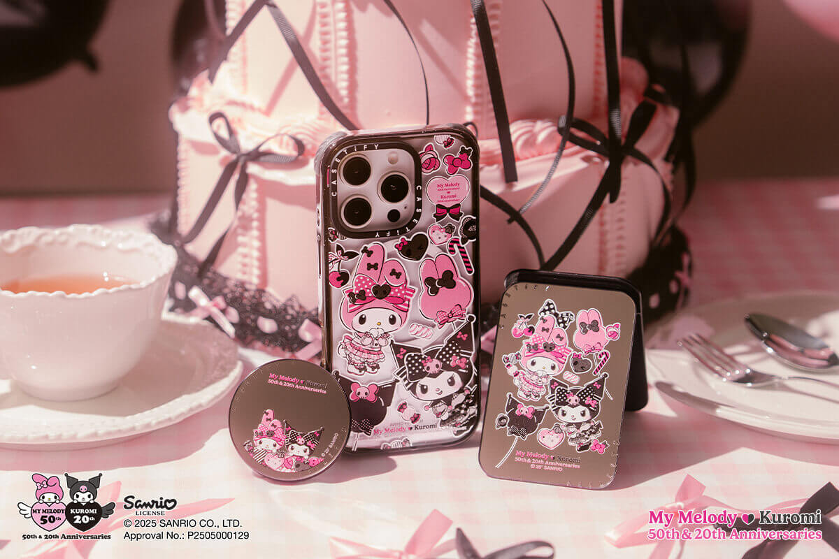 CASETiFY(ケースティファイ)の『マイメロディ & クロミ アニバーサリー | CASETiFY』コレクション