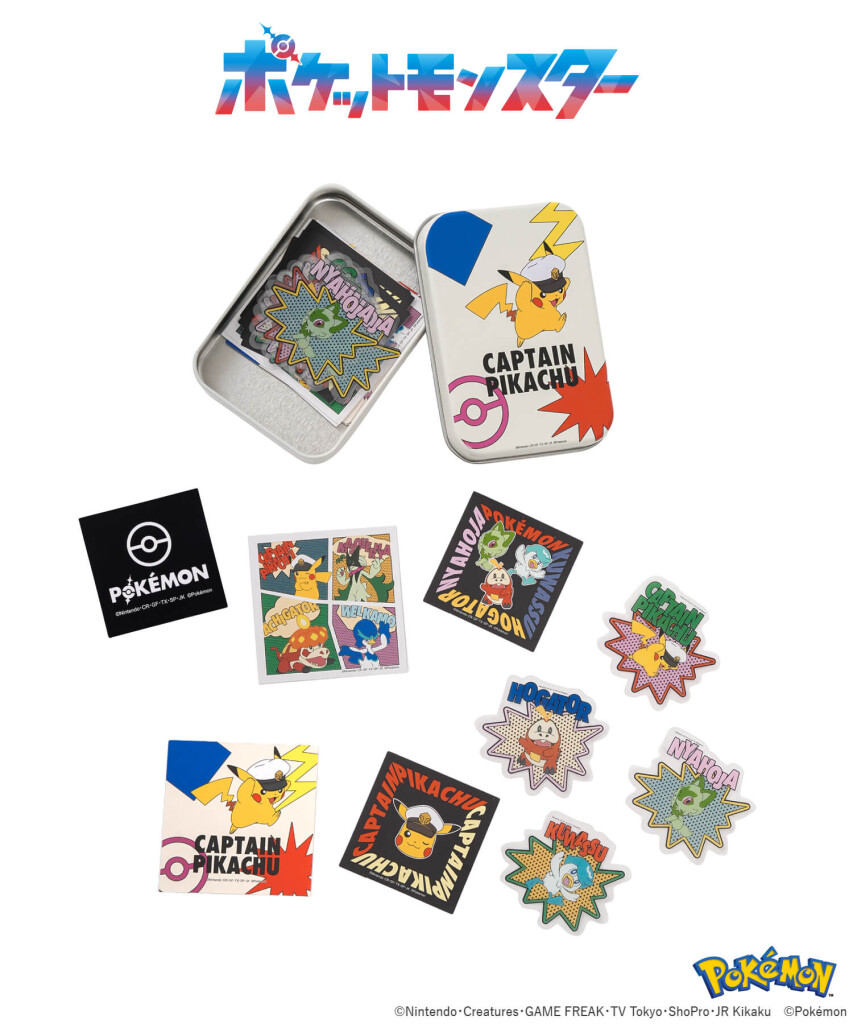 3COINS(スリーコインズ)×ポケットモンスターの『缶入りステッカー』