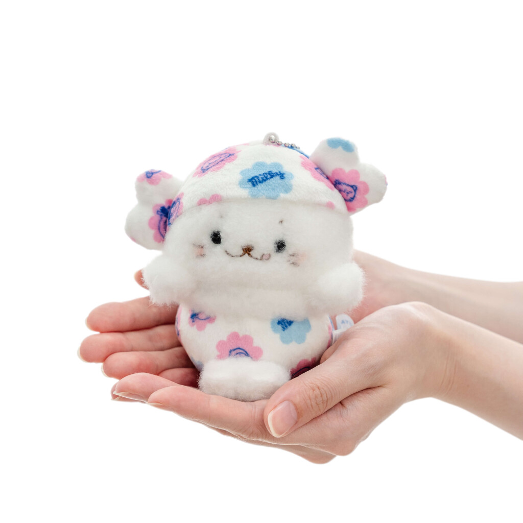 不二家洋菓子店「ペコちゃん×しろたん」の『しろたんミルキーぽてぽてキーホルダー』