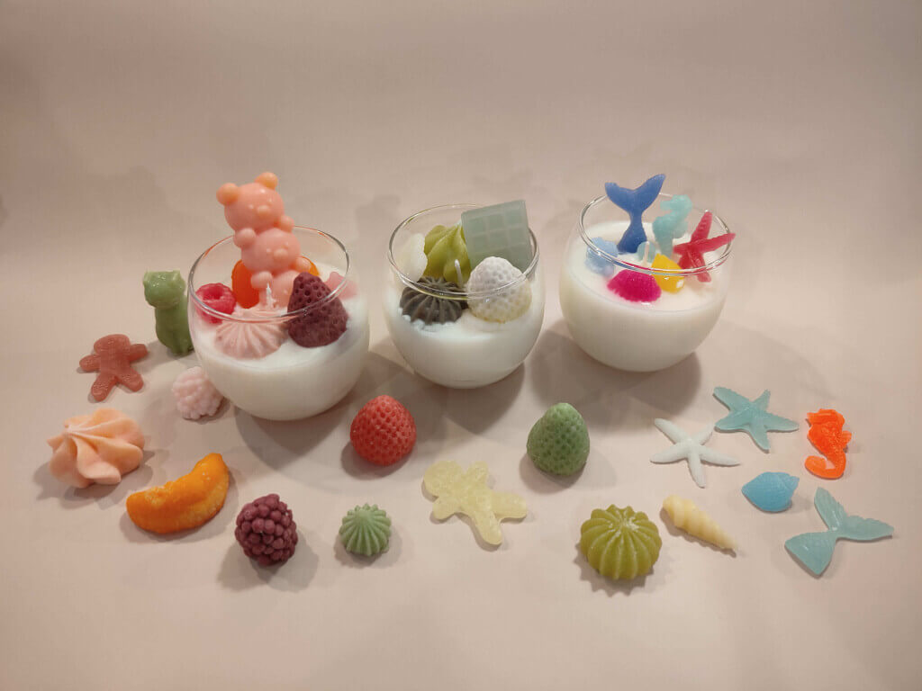 さっぽろ羊ヶ丘展望台の『夏休みイベント』-スイーツキャンドルとキラキラ石けん作り体験