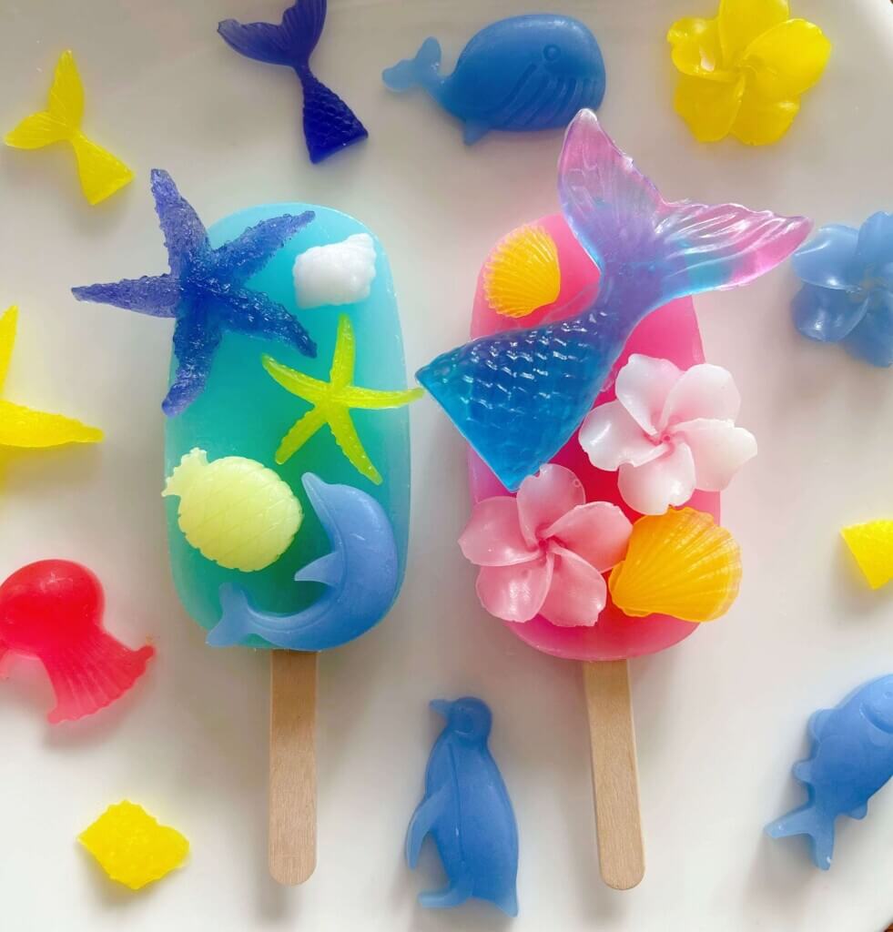 さっぽろ羊ヶ丘展望台の『夏休みイベント』-夏のデコアイスキャンディソープ＆カップケーキソープ作り体験