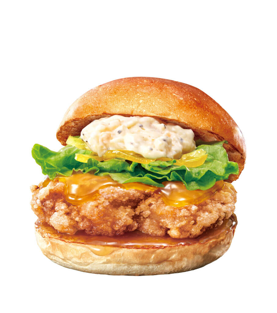 ロッテリアの『日向夏タルタルチキンバーガー』