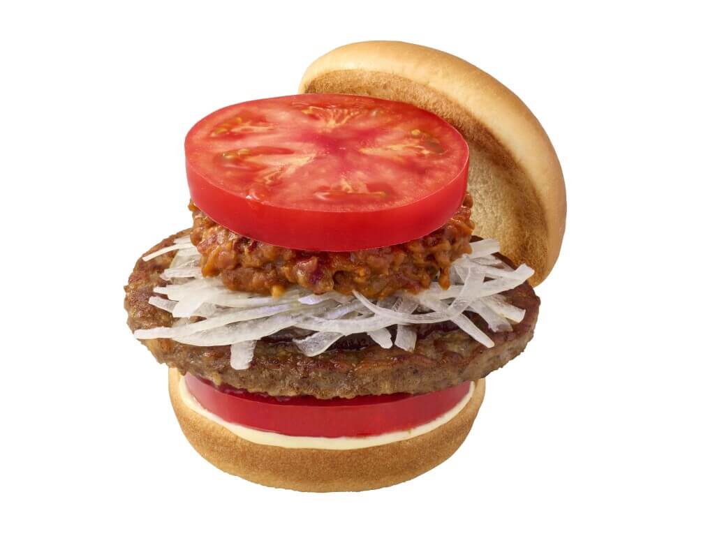モスバーガーの『新とびきり 大盛りトマト チリバーガー』