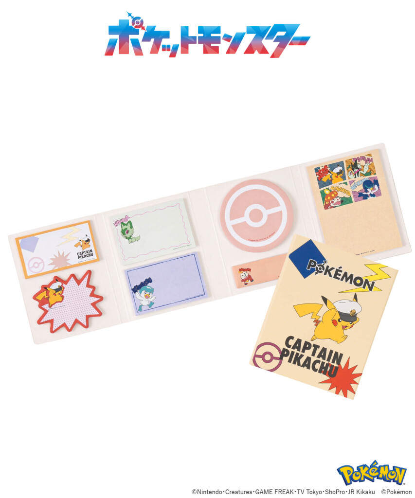3COINS(スリーコインズ)×ポケットモンスターの『付箋セット』