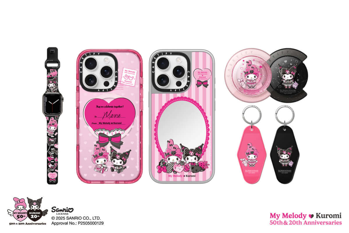 CASETiFY(ケースティファイ)の『マイメロディ & クロミ アニバーサリー | CASETiFY』コレクション