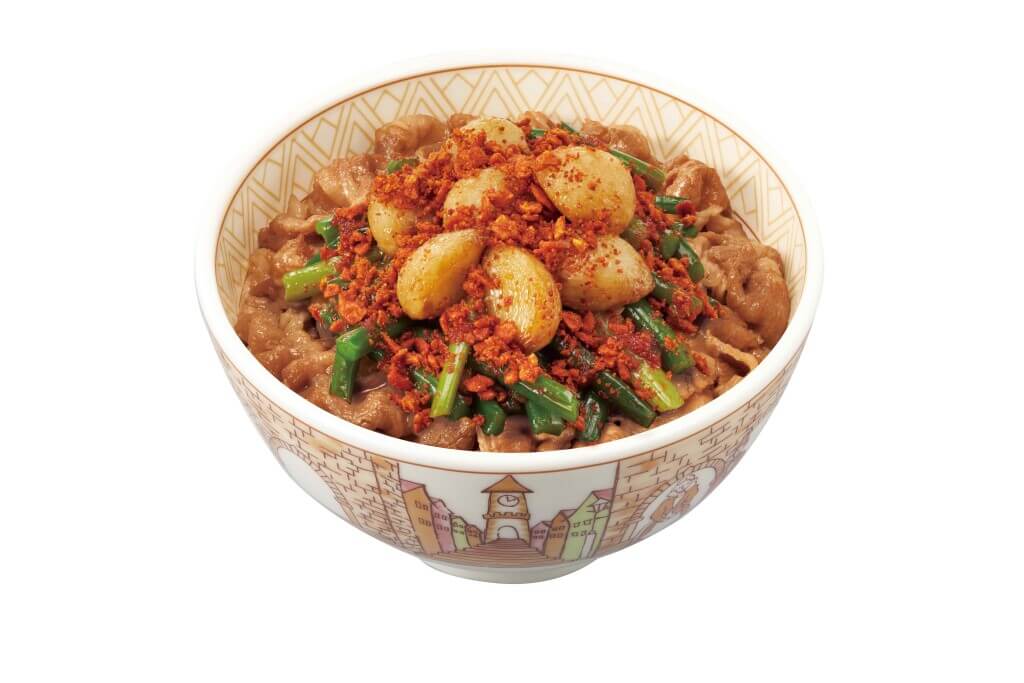 すき家の『トリプルニンニク牛丼』