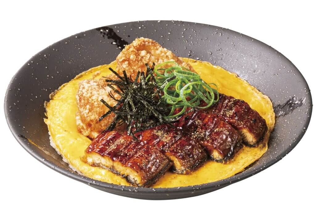 からあげ定食専門店「からやま」の『鰻からたま丼』