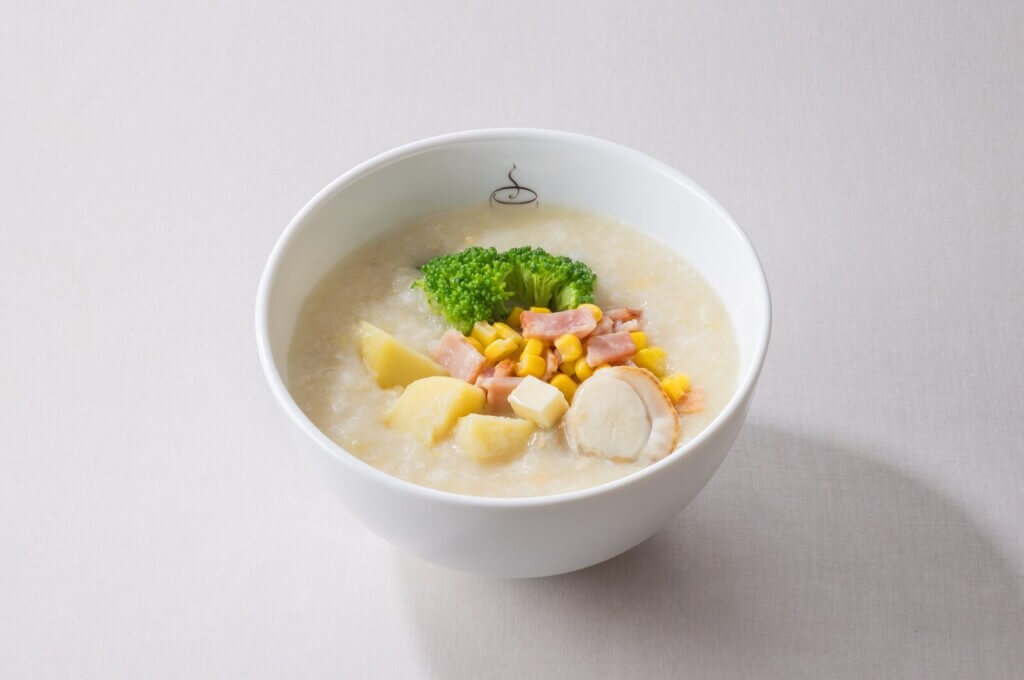 粥餐庁(かゆさんちん)の『じゃがいもとホタテ・コーンのおかゆ』