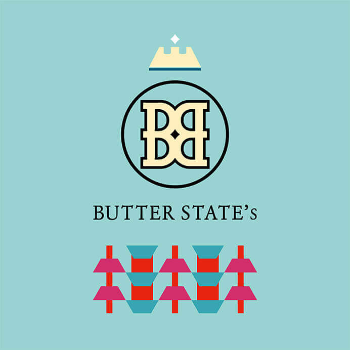 BUTTER STATE's by銀のぶどうのロゴ