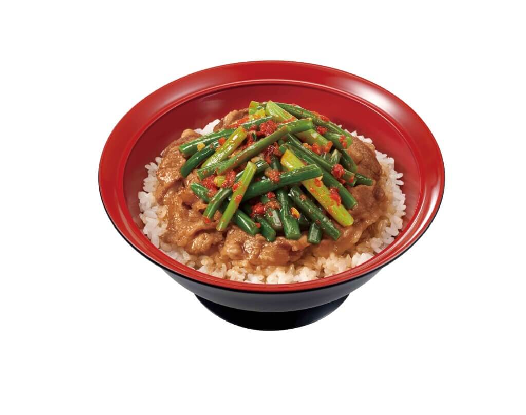 すき家の『ニンニクの芽牛カルビ焼肉丼』