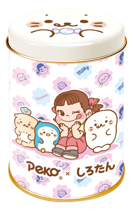 不二家洋菓子店「ペコちゃん×しろたん」の『ペコちゃん×しろたんとお友だち（表）』