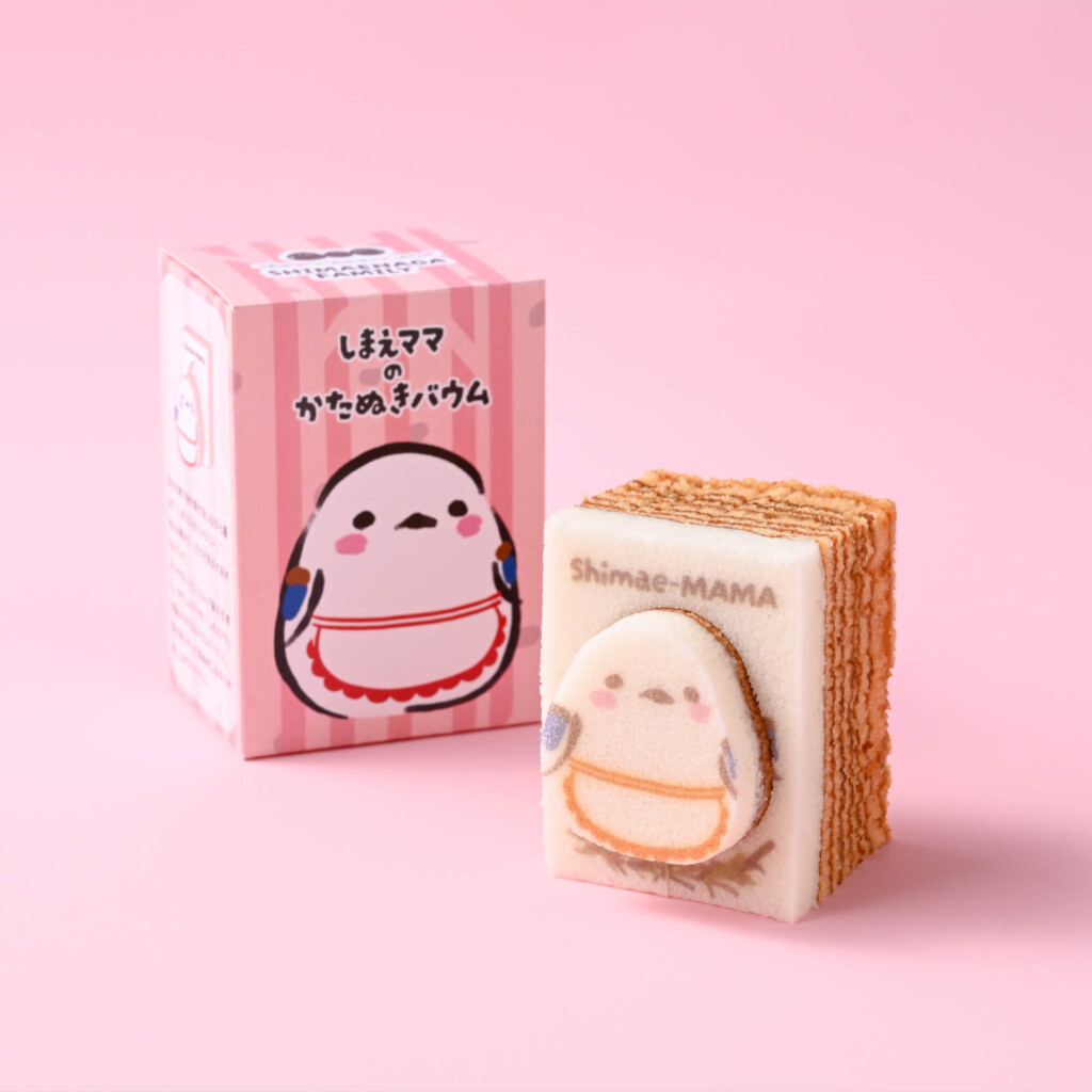 しまえママのかたぬきバウム(いちごミルク味)