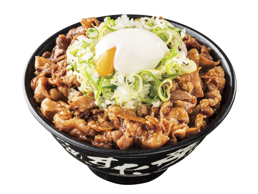 すた丼屋の『炙り牛カルビの香味醤油だれすた丼』-肉W盛り