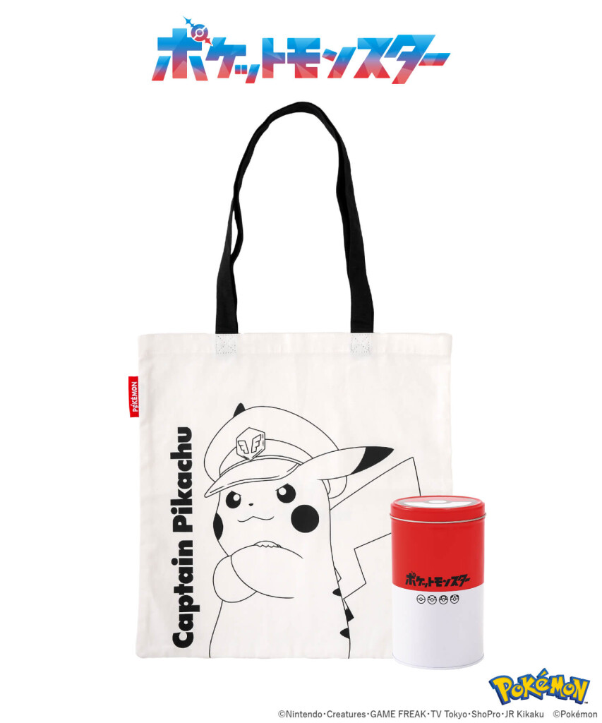 3COINS(スリーコインズ)×ポケットモンスターの『缶入りトートBAG』