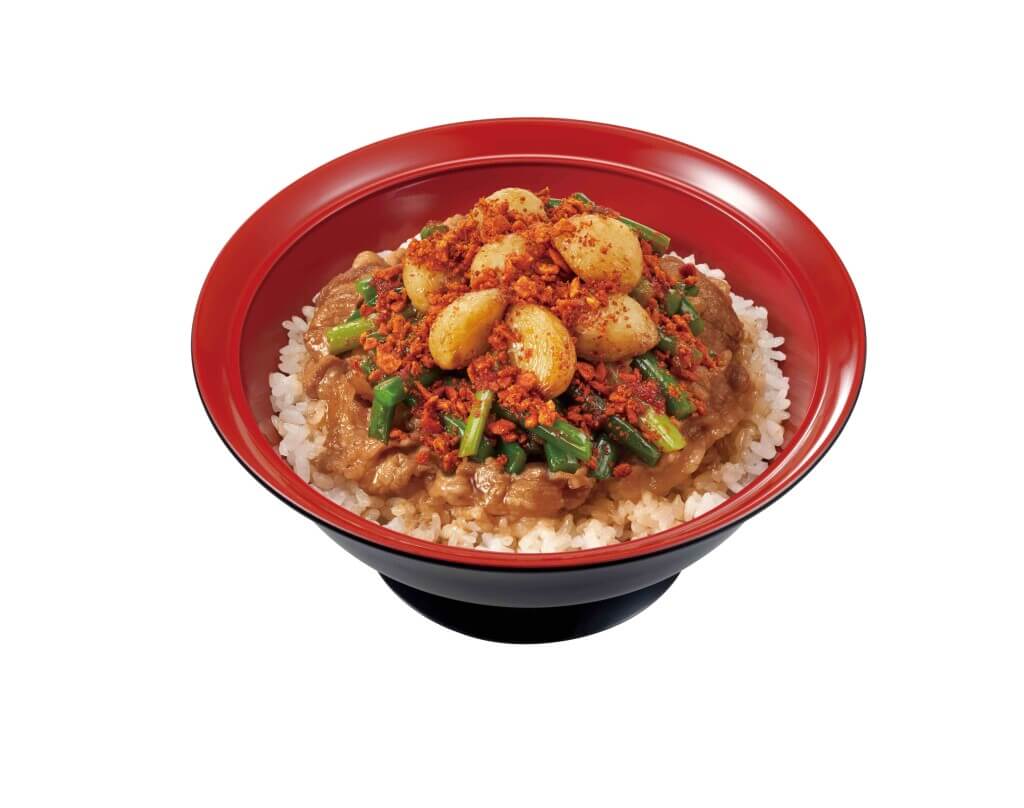 すき家の『トリプルニンニク牛カルビ焼肉丼』