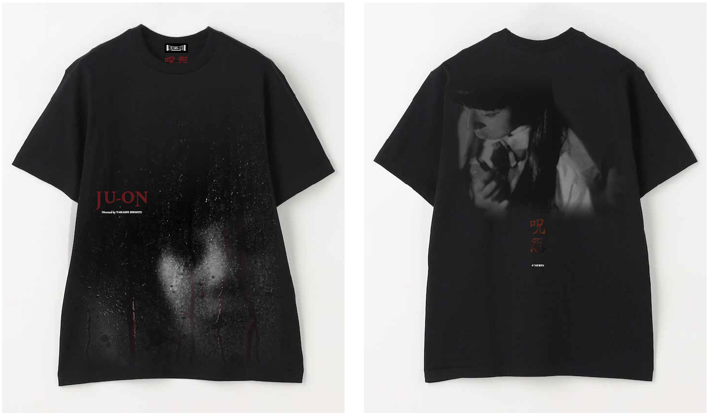 Vシネマ版『呪怨』・『呪怨2』の映画公開を記念した公式グッズ-「KV」TEE② 8,800円(tax in)