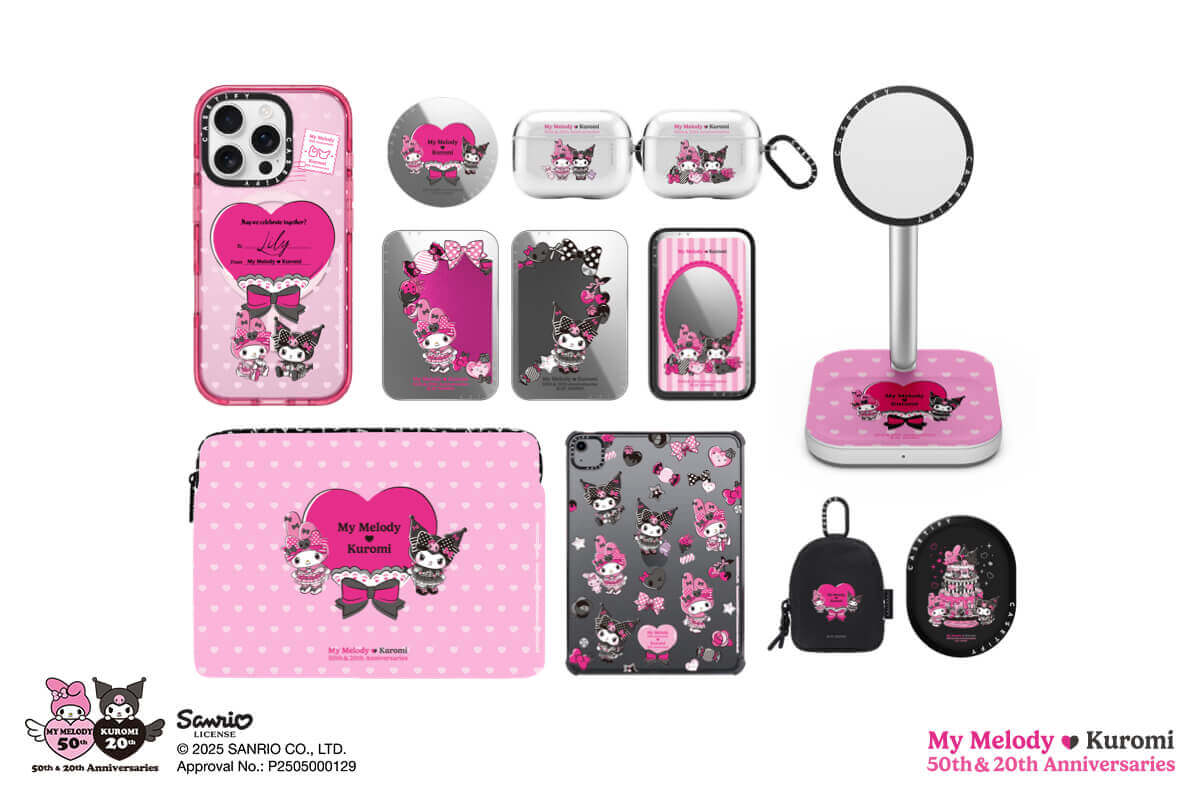CASETiFY(ケースティファイ)の『マイメロディ & クロミ アニバーサリー | CASETiFY』コレクション