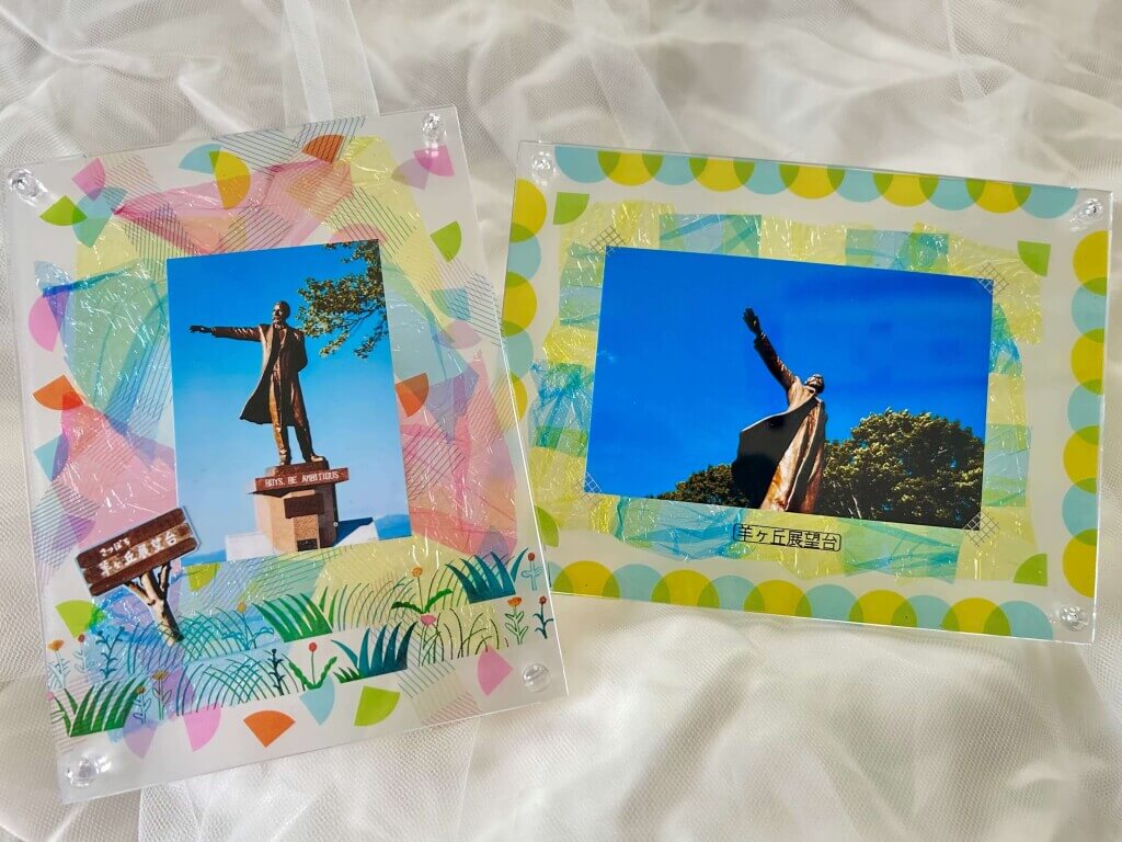 さっぽろ羊ヶ丘展望台の『夏休みイベント』-クラーク博士のフレーム&シルエットペンダント作り体験