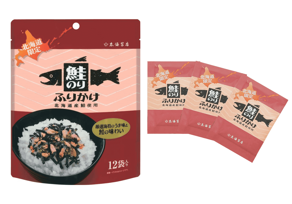『海苔ふりかけ 北海道鮭 12袋入』