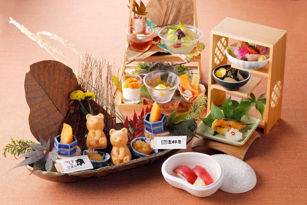 札幌エクセルホテル東急2階 和食「からまつ」の『和のアフタヌーンティー』