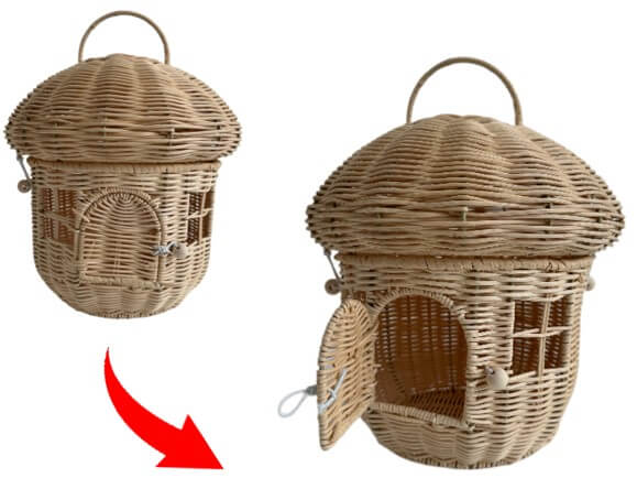 Flying Tiger Copenhagen(フライングタイガー)の＜きのこ＞シリーズ『ピクニックバスケット』