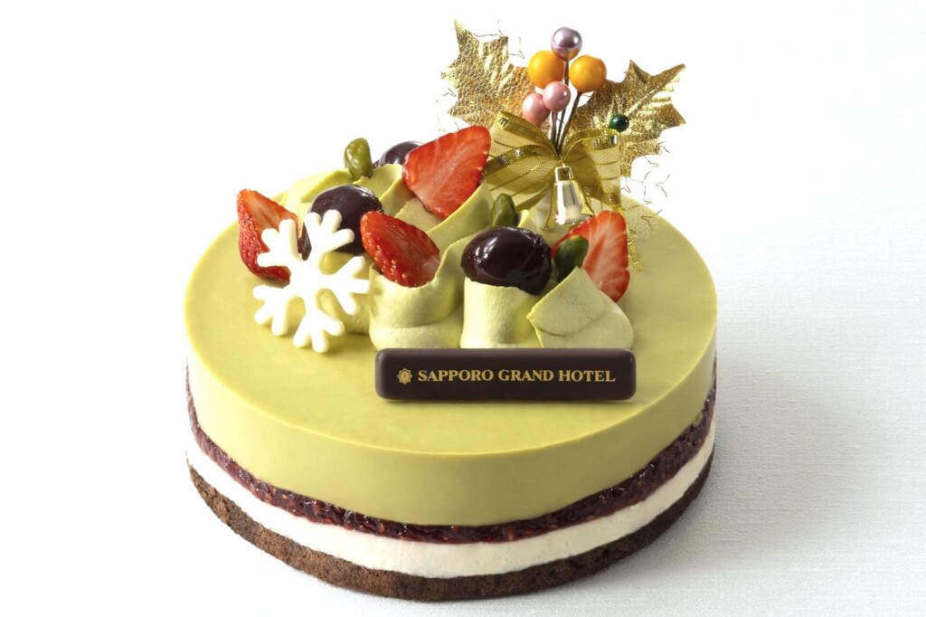札幌グランドホテル『クリスマスケーキ2025』-ネージュ・ピスターシュ