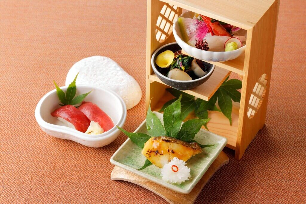 札幌エクセルホテル東急2階 和食「からまつ」の『和のアフタヌーンティー』