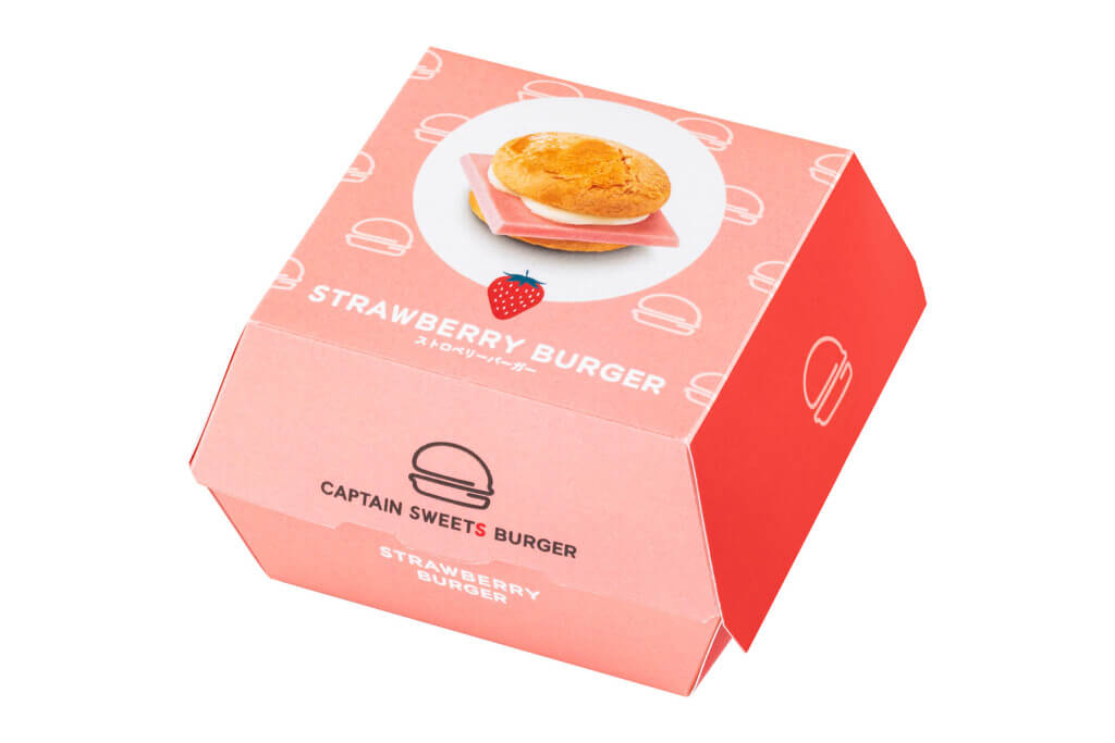 CAPTAIN SWEETS BURGER(キャプテンスイーツバーガー)の『ストロベリーバーガー』