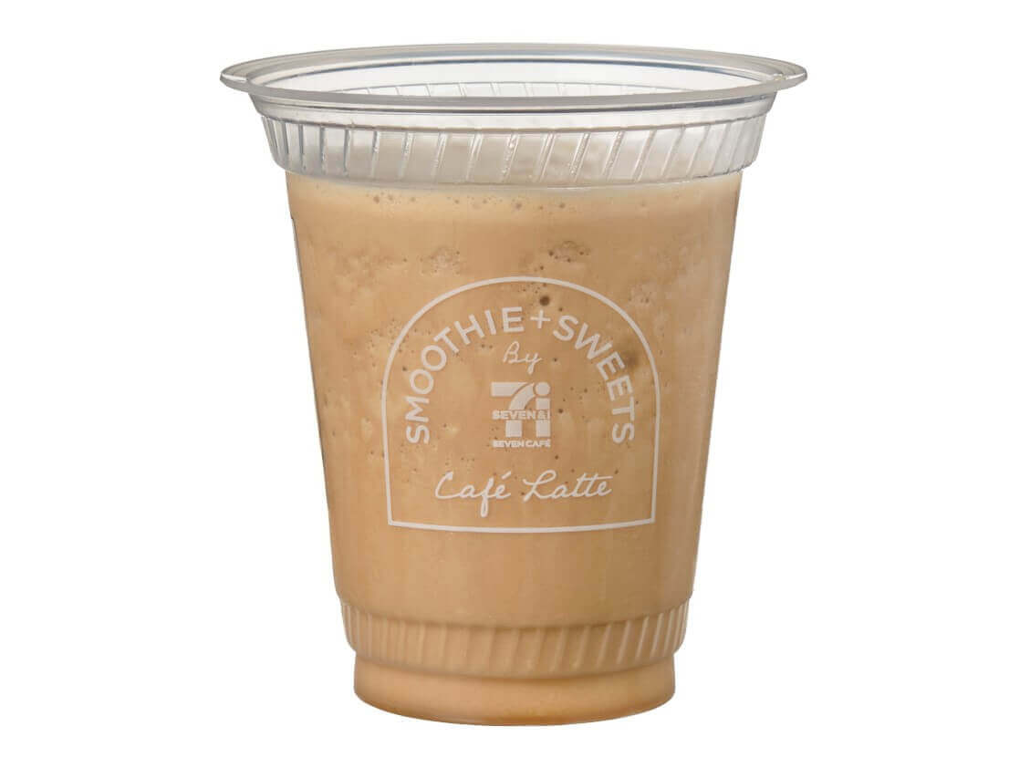 セブン‐イレブンの『カフェラテスムージー』-出来上がり後