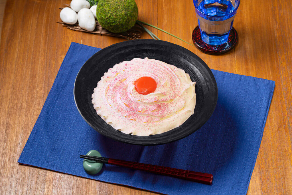 山下本気うどんの『月夜に浮かぶ　白いカルボナーラうどん』
