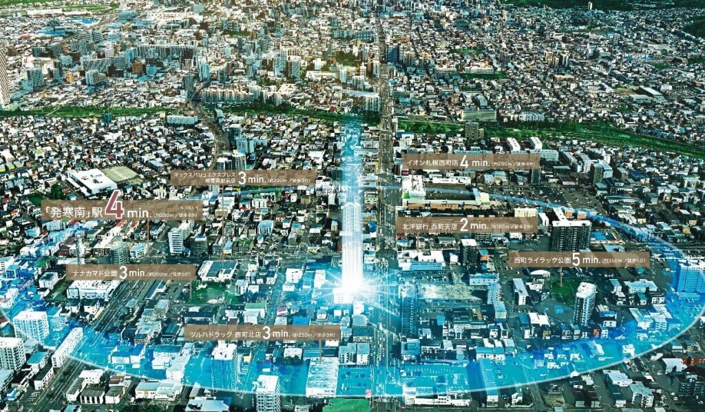 レーベン発寒南 RECENT-航空写真