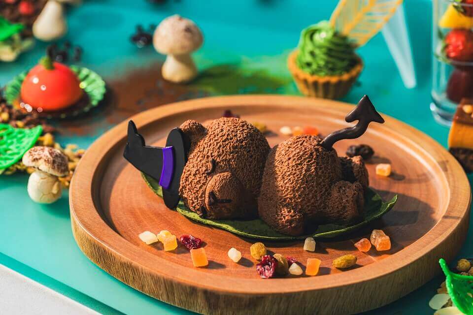 SAPPORO STREAM HOTEL 7階「BAR & GRILL Splish」カフェ＆バーの『STREAM Afternoon Tea ～Wonder Forest(ワンダーフォレスト)～』-くま（ハロウィンver.）