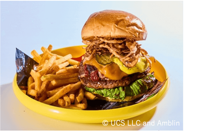 J.S. BURGERS CAFE×映画『バック・トゥ・ザ・フューチャー』コラボの『クラッシュビーフバーガー”ビフVer.”』