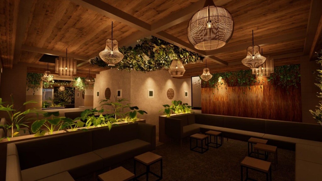 シーシャ カフェ＆ピザ C.STAND(シースタンド) 札幌すすきの店の店内