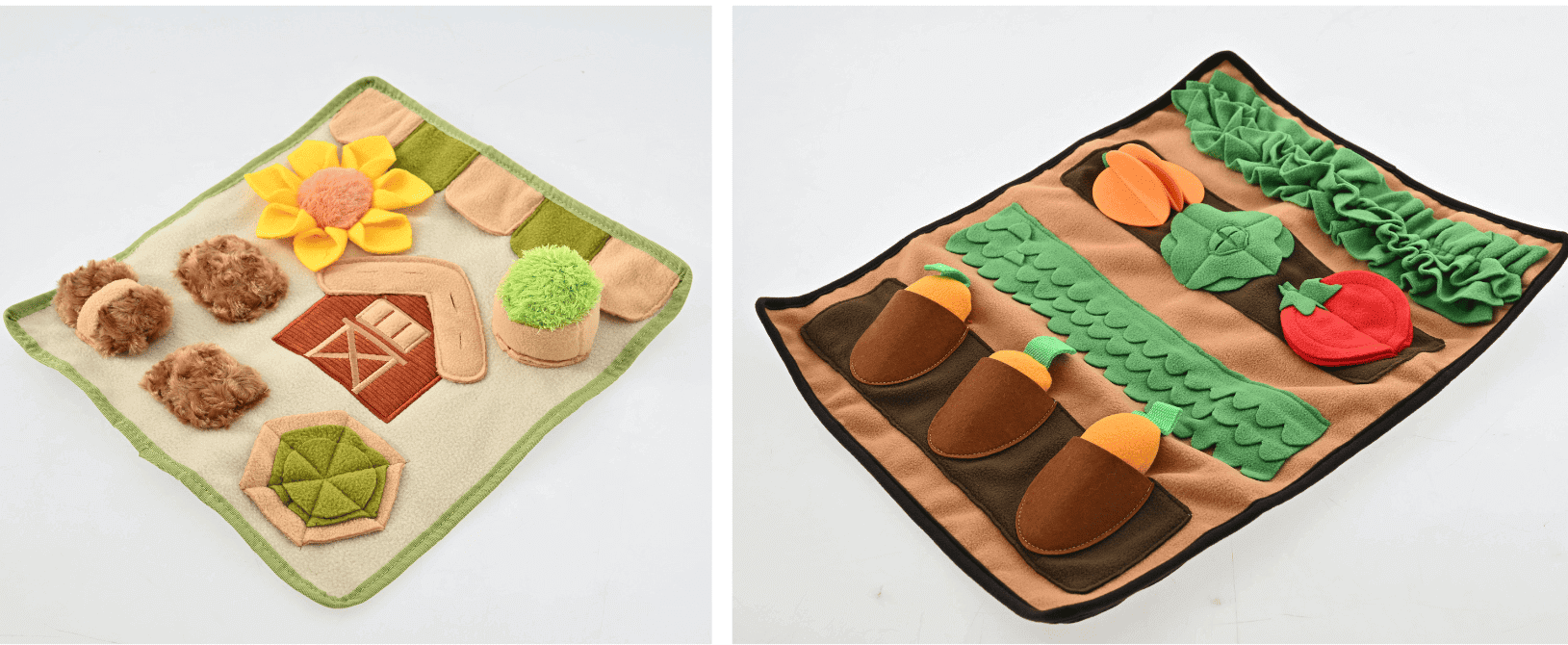 ニトリの『知育トイ』-ノーズワークマット　家、畑